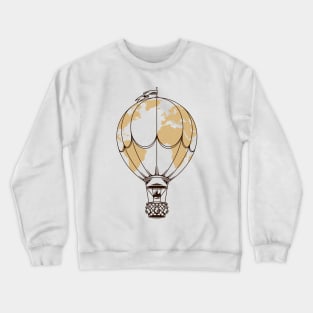 Air Balloon World Adventures Crewneck Sweatshirt